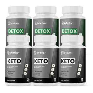 PACK OF 3 DETOX & 3 KETO BOTTLES